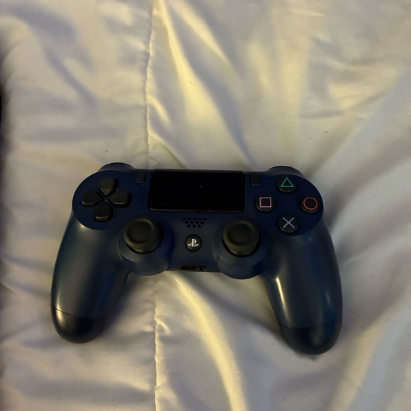 Sony Blue DualShock Controller - Picture 1 of 3